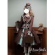 Alice Girl Bear Chocolate Short and Long Skirt and JSK(2nd Pre-Order/2 Colours/Full Payment Without Shipping)